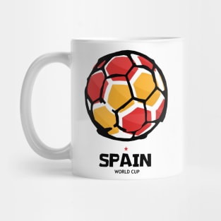 Spain Football Country Flag Mug